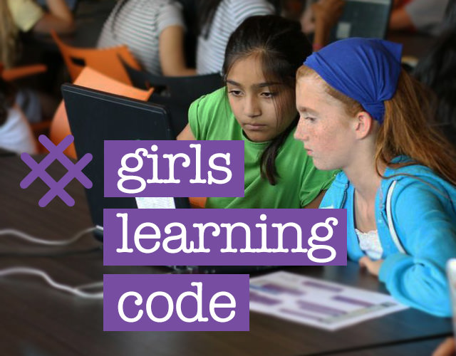 Girls Learning Code